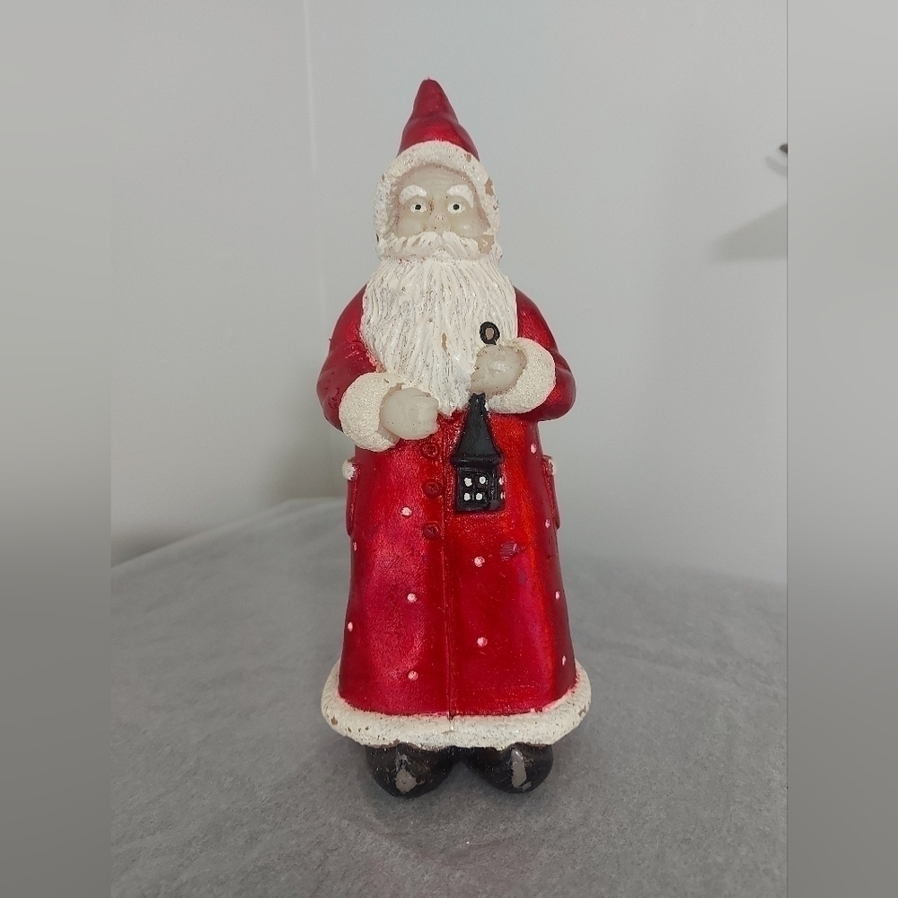 Large santa clause candle
